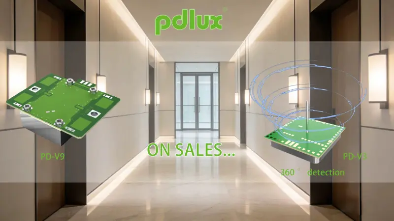 PD-V9 और PD-V3 माइक्रोवेव मोशन सेंसर