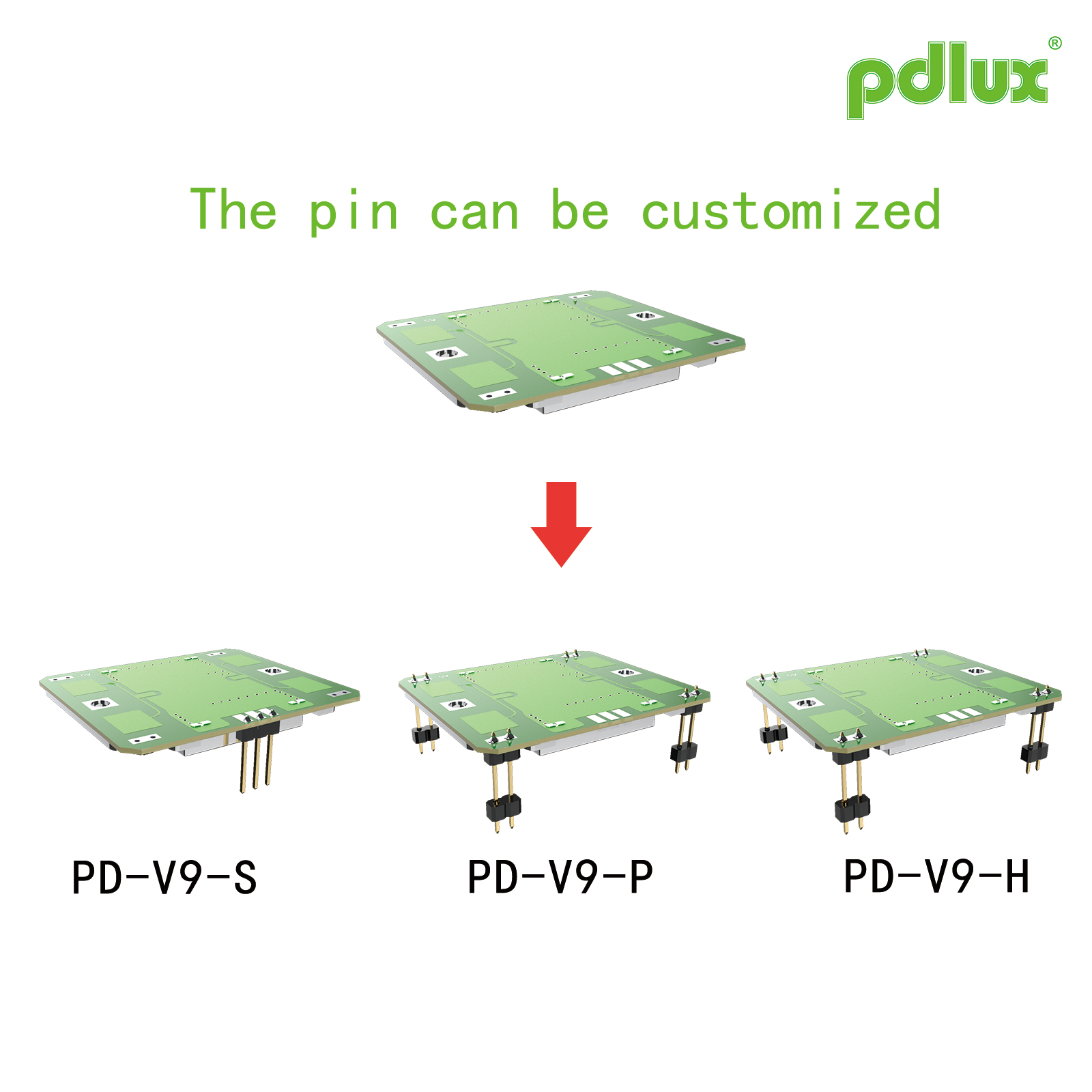 PDLUX ने उन्नत PD-V9H/PD-V9P/PD-V9S X-बैंड डॉपलर सेंसिंग मॉड्यूल, कस्टम पिन-मुक्त संस्करण वैकल्पिक पेश किया